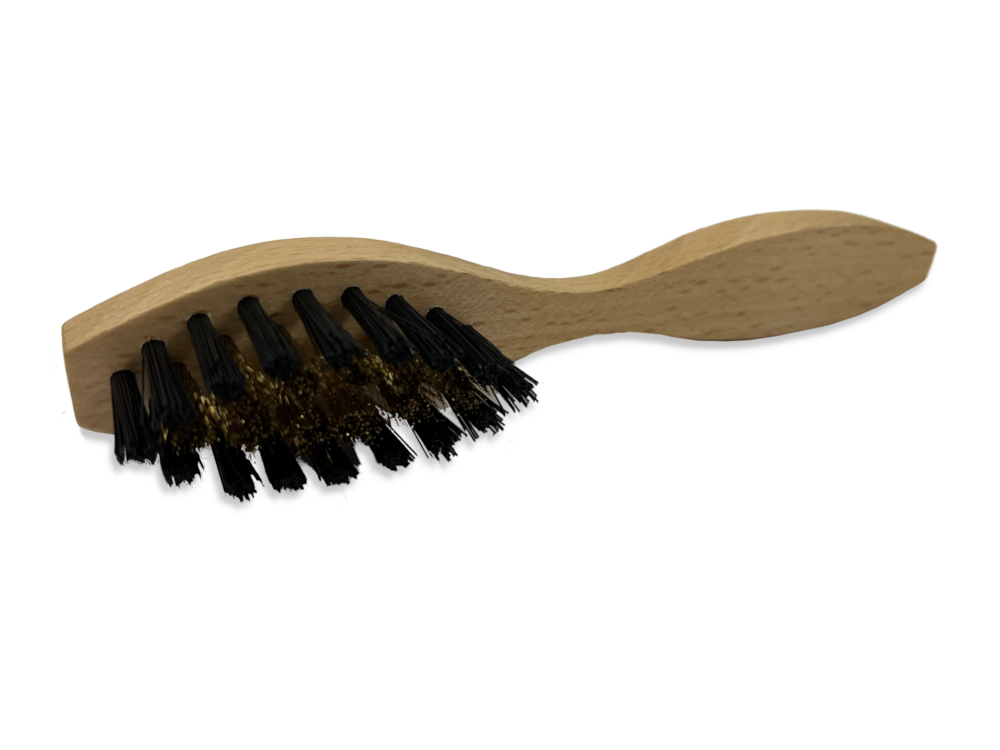 Relaxdays Brosse à Chaussure, Support antidérapant, à Poils durs