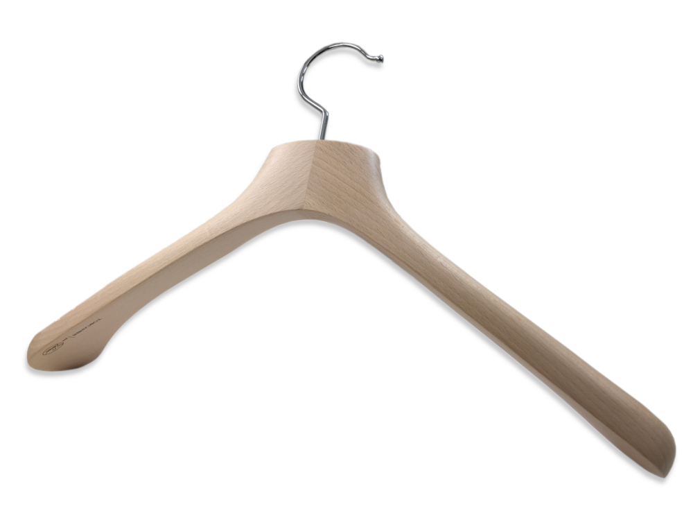 Cintre Veste Bois Naturel Ciré_thumbnail Cintre Veste Bois Naturel Ciré_thumbnail