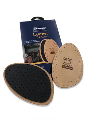 Demi Semelles Cuir Charbon SAPHIR_thumbnail