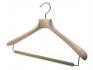 Cintre Costume Bois Naturel Ciré_1 Cintre Costume Bois Naturel Ciré_1