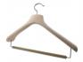 Cintre Costume Bois Naturel Ciré_2 Cintre Costume Bois Naturel Ciré_2